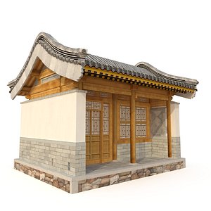 3D ancient chinese architecture distribution