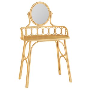 Caroline Rattan Vanity 3D model