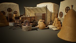 3D Grain Storage Store 26 Assets