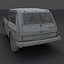VAZ 2121 Niva Low-poly
