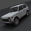 VAZ 2121 Niva Low-poly