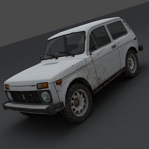 VAZ 2121 Niva Low-poly