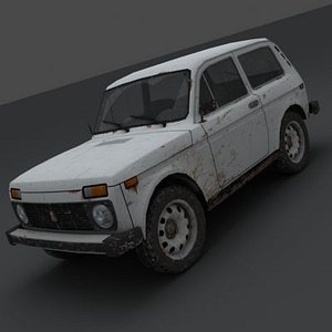 VAZ 2121 Niva Low-poly