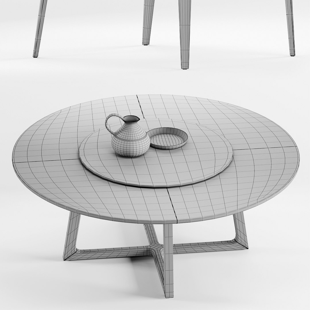Table Chair Model - TurboSquid 1563860