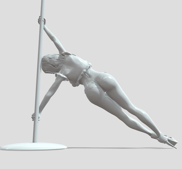 3D Stripper Poledance 3d printable