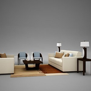 living room 3d model