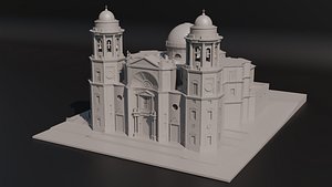 3D Cadiz Cathedral