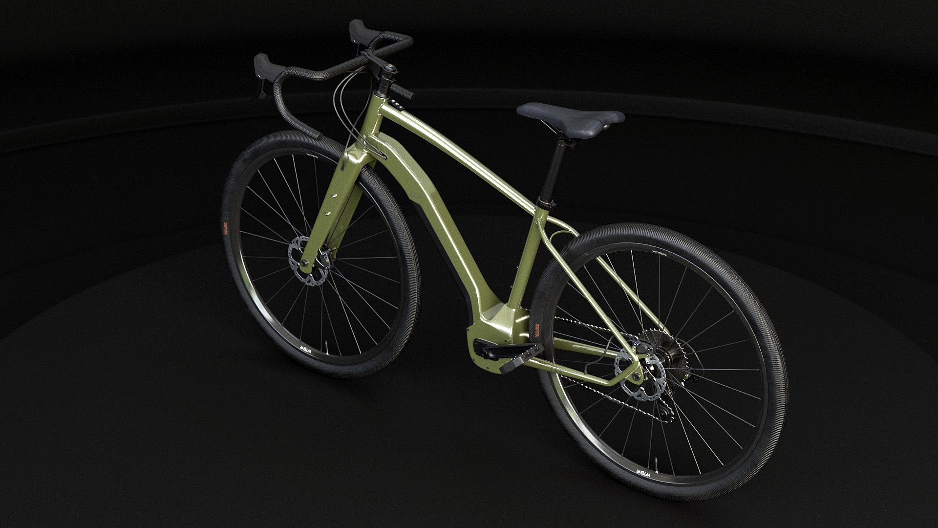Electric Gravel Bicycle 3D Model - TurboSquid 2105256