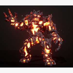 Hell golem slayer 3D model