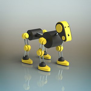 dog robot 3D model