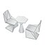 Vondom Vertex Chair Table