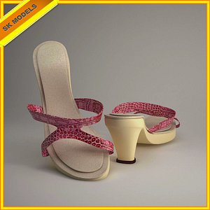women shoes 3d model