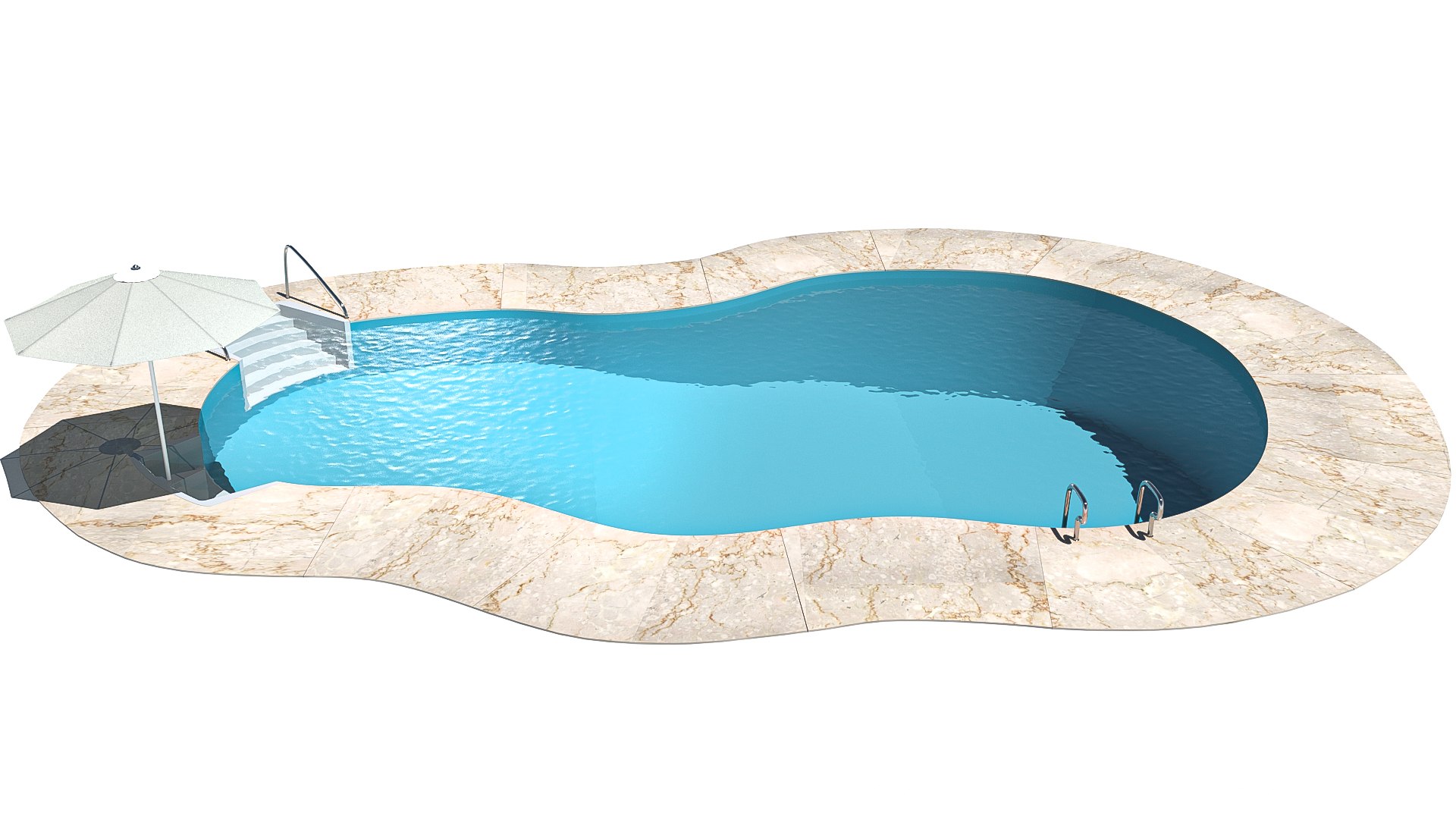Swimming Pool Model - TurboSquid 1407468