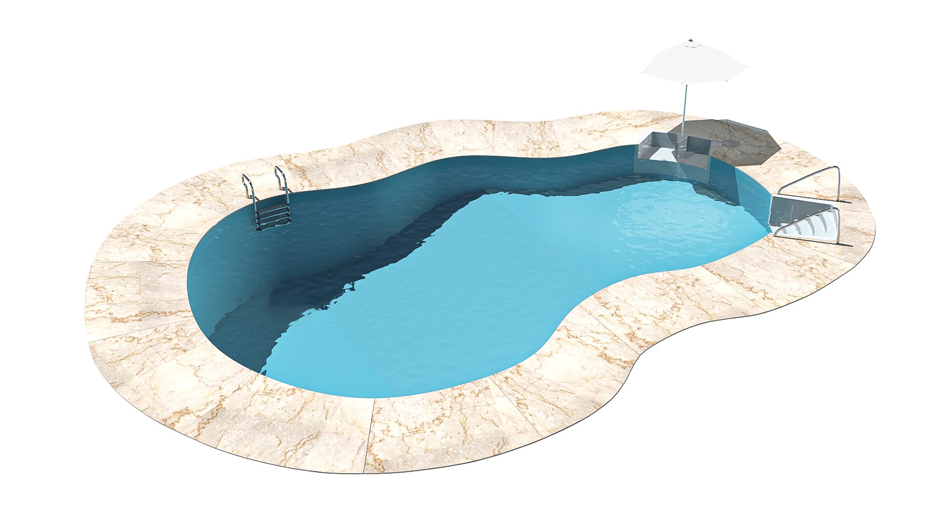 Swimming Pool Model - TurboSquid 1407468