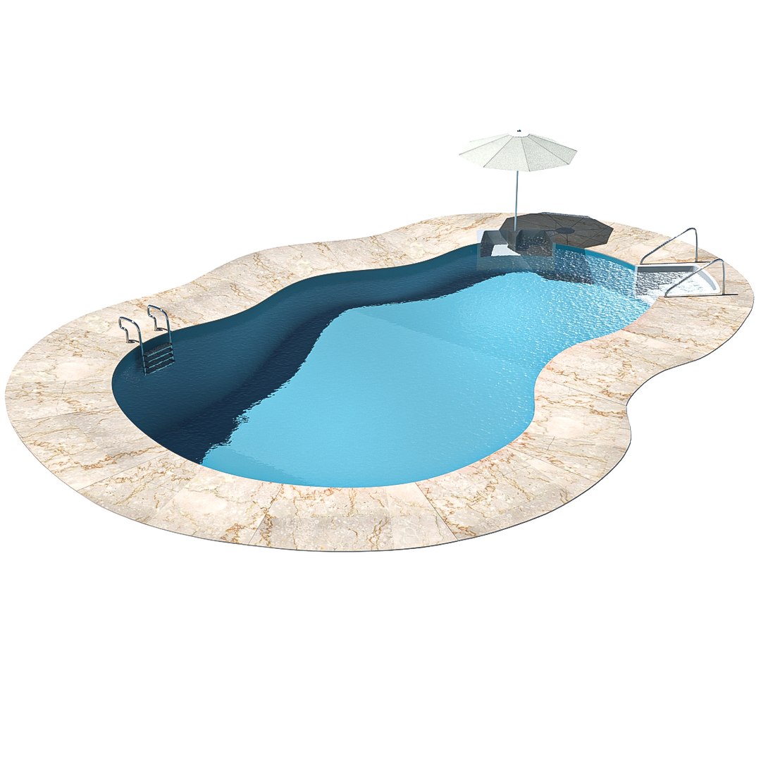 Swimming Pool Model - TurboSquid 1407468