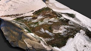 river beach sand terrain patch pt8 PBR photogrammetry