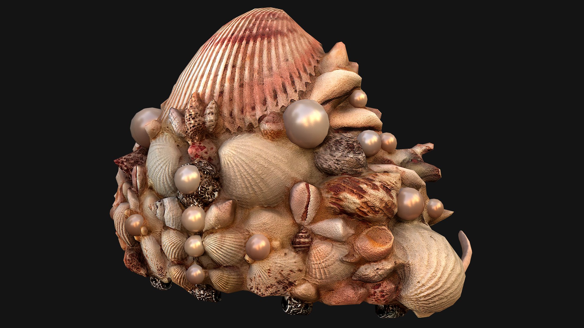 Barbie Crown Seashell Tiara 3D model https://p.turbosquid.com/ts-thumb/nh/V7wtbd/zG/crown2img20/png/1705171565/1920x1080/fit_q87/af3c220a27581ab7b8eb05c6243575d407377496/crown2img20.jpg