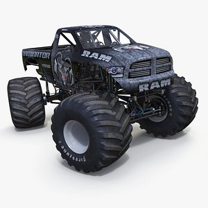 Raminator Monster Truck Rigged