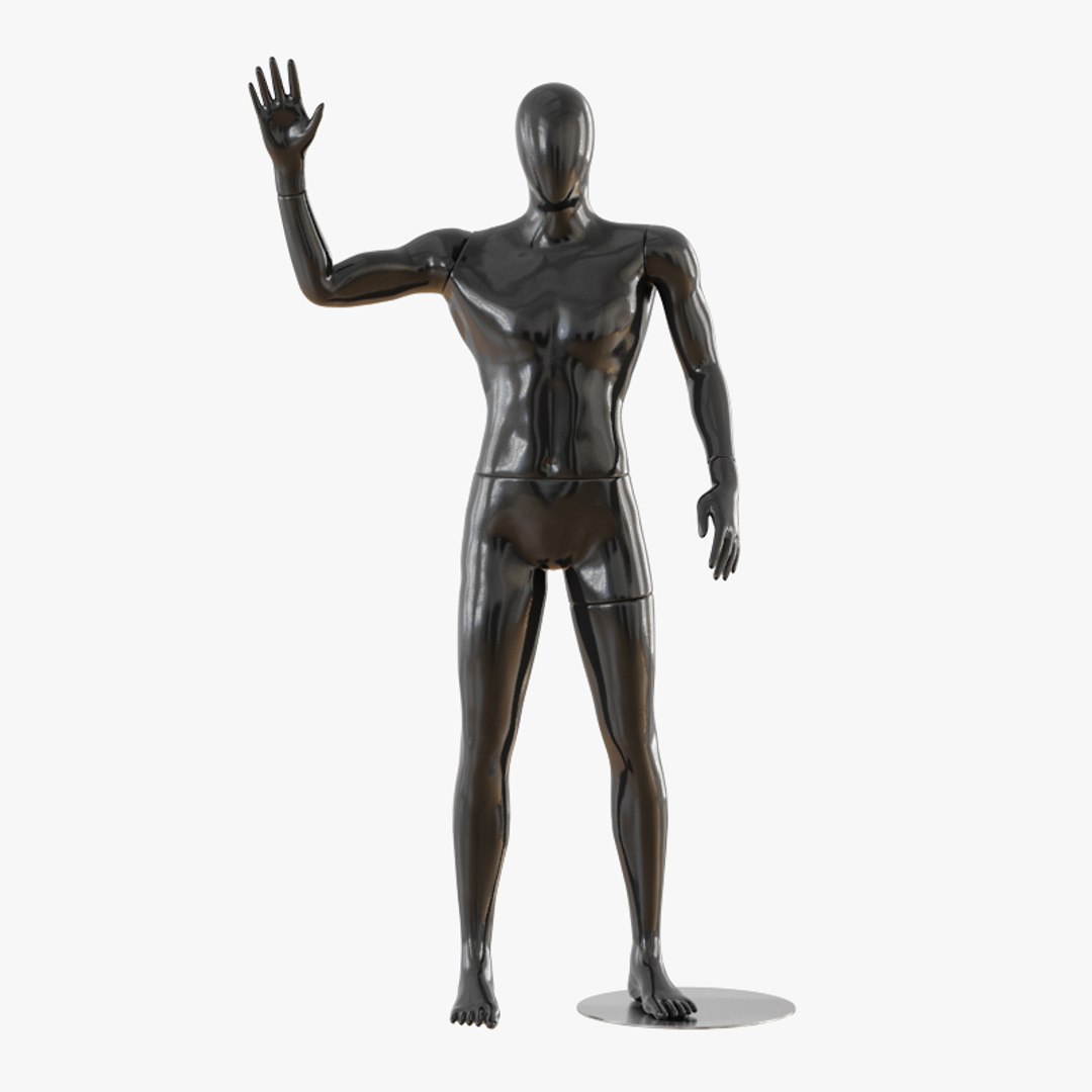 3D abstract male mannequin model - TurboSquid 1357997
