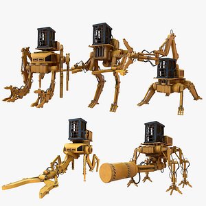 Sci-Fi Construction Mech Robot Automaton Collection