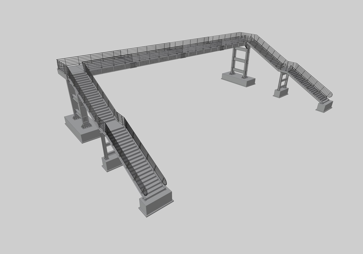 3D Steel Pedestrian Bridge - Two Columns-Pipe Rail-Straight Type-5 https://p.turbosquid.com/ts-thumb/nh/cskR9e/eh/29/jpg/1650390325/1920x1080/fit_q87/c9f426411435293326d1b73bd5e66901b4561f38/29.jpg