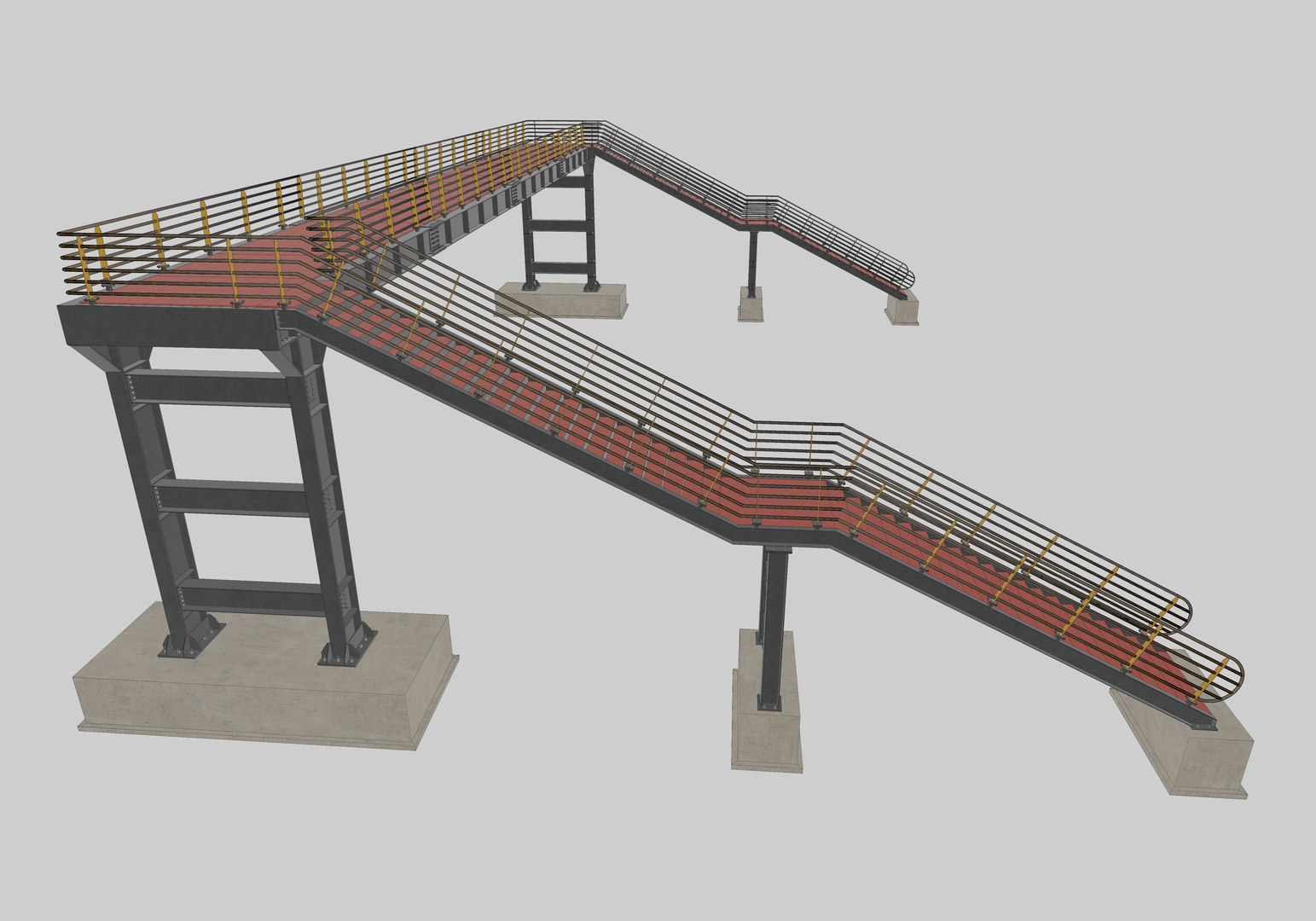 3D Steel Pedestrian Bridge - Two Columns-Pipe Rail-Straight Type-5 https://p.turbosquid.com/ts-thumb/nh/cskR9e/oZ/18/jpg/1650390432/1920x1080/fit_q87/3f8d8505d9ba56623d8f305c7e6b77b63f8aae0e/18.jpg