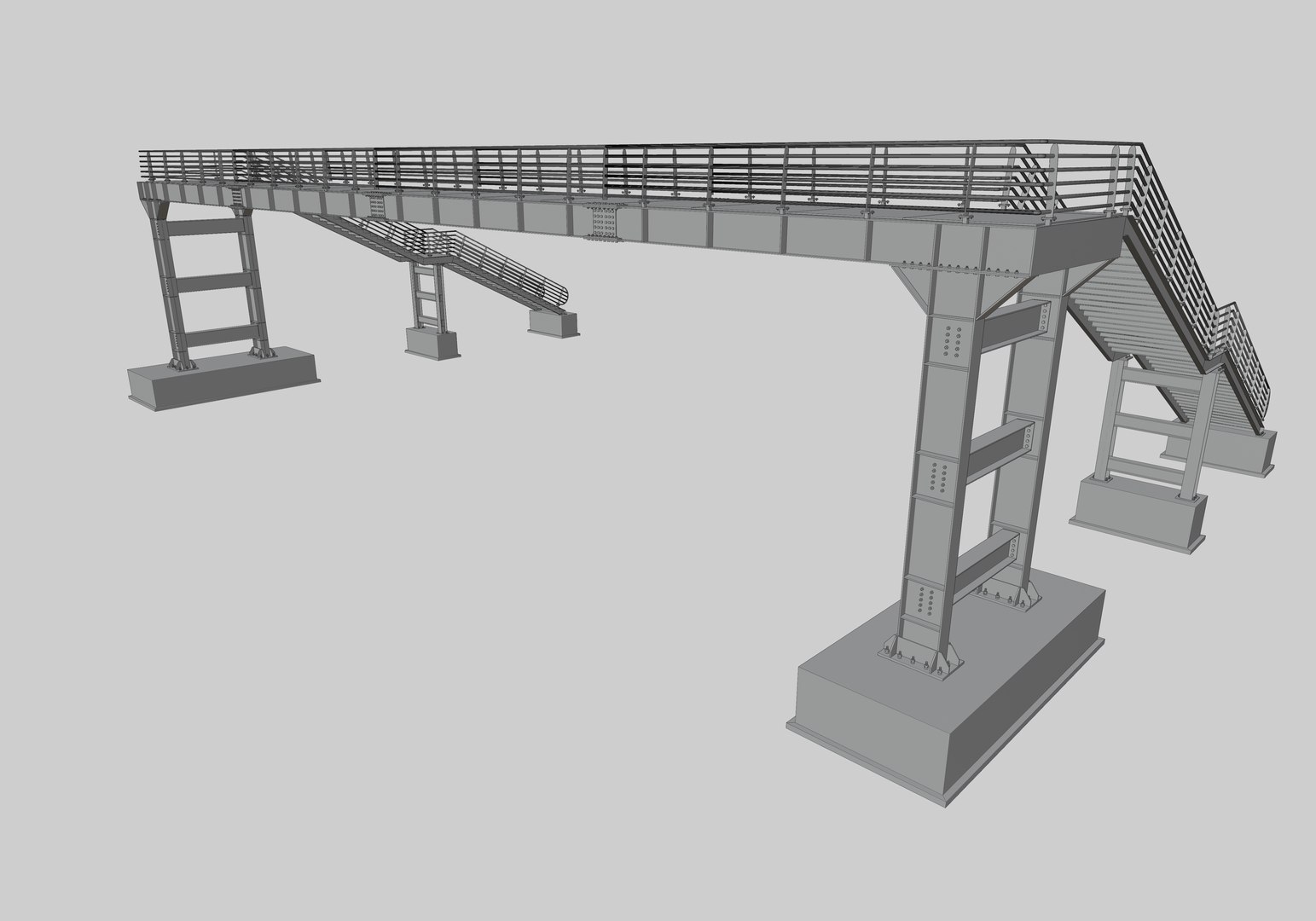 3D Steel Pedestrian Bridge - Two Columns-Pipe Rail-Straight Type-5 https://p.turbosquid.com/ts-thumb/nh/cskR9e/zG/30/jpg/1650390253/1920x1080/fit_q87/b4dee2a23234788032c3b2101177f1990f987014/30.jpg
