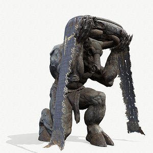 3D model Minotaur Ruin Set