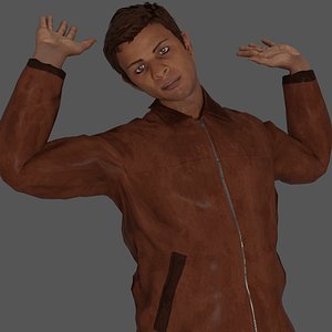 Rigged Male Character 23 3D