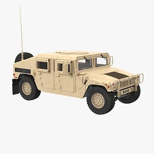 Humvee M1151 Simple Interior Desert