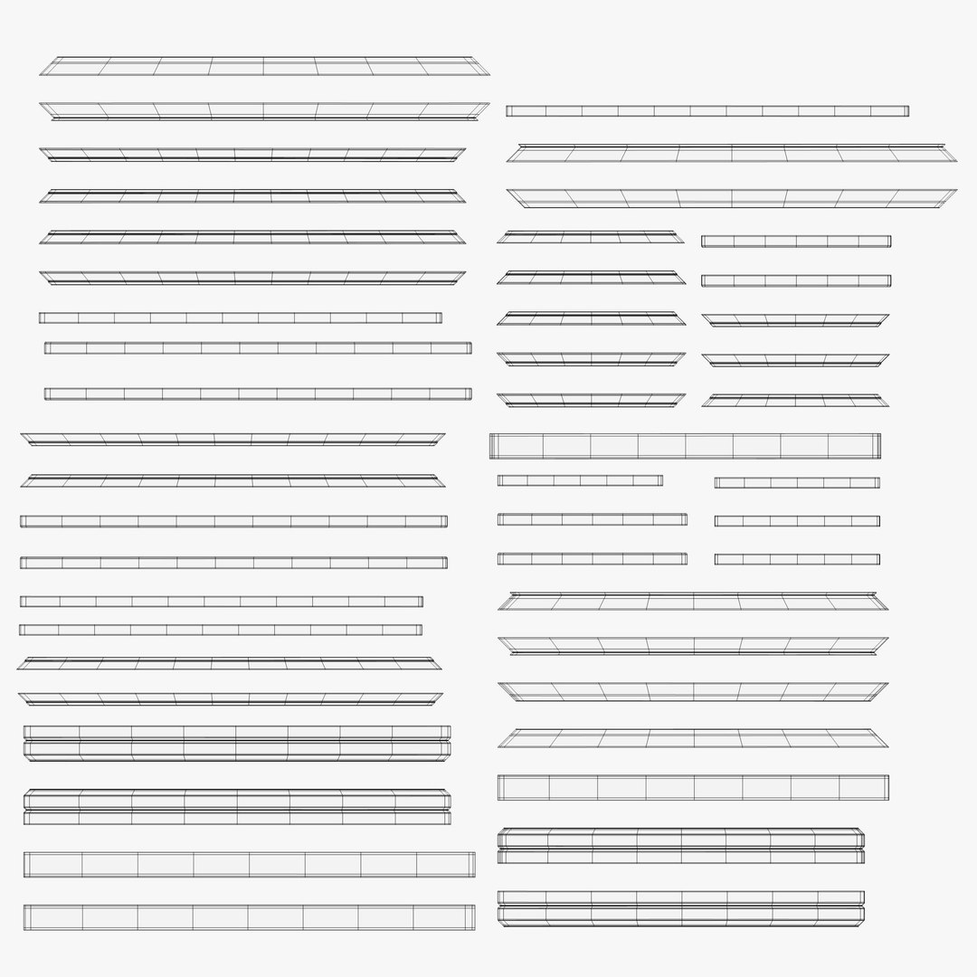 Double Rail Sliding Window Frame 3D Model TurboSquid 1700921