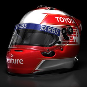 Kazuki Nakajima 2009 F1 Helmet