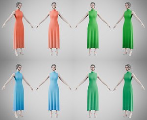 Dress 56 Spring Collection Vol 1 Collection 1 3D model