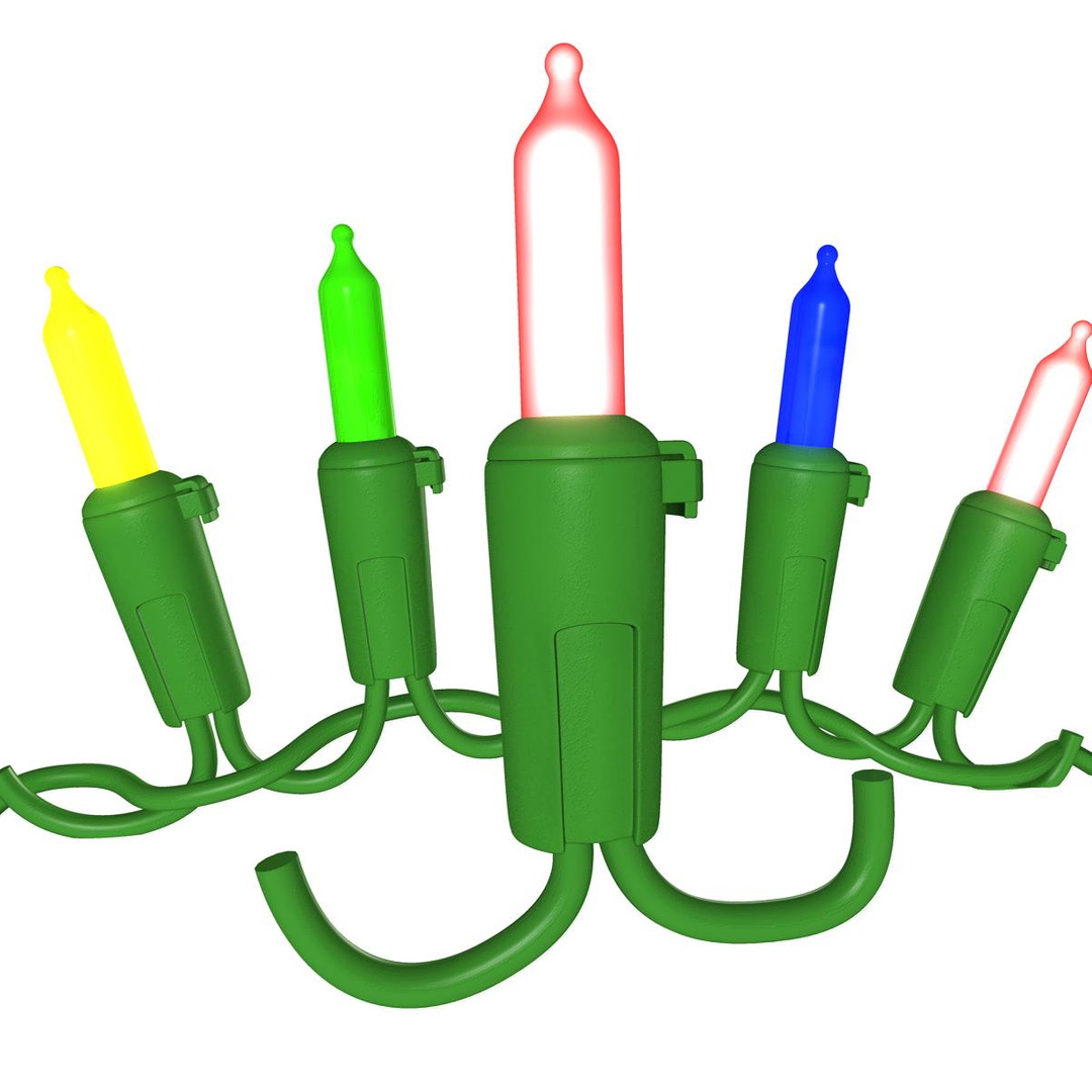 3d Model 2 Pack Christmas Lights