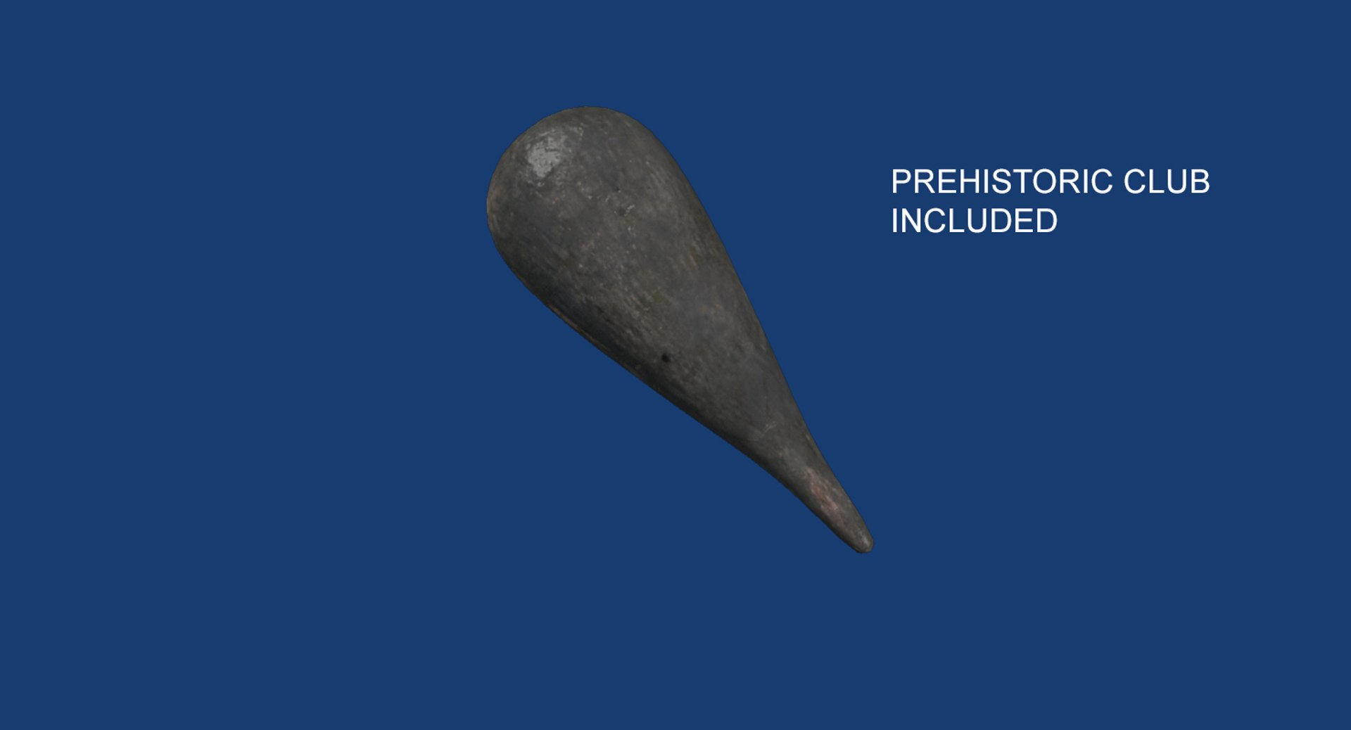 Obj Cartoon Caveman Prehistoric Rigged