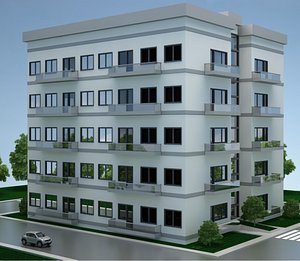 Apartment Building 04 model