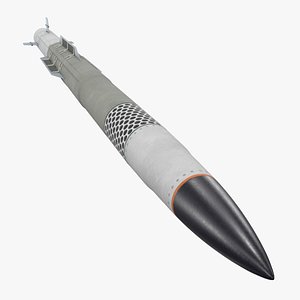 PAC 3 MSE Weapon Interceptor Missile White Gray