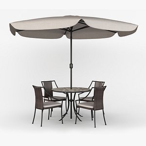 6 Piece Dining Set with Cushions