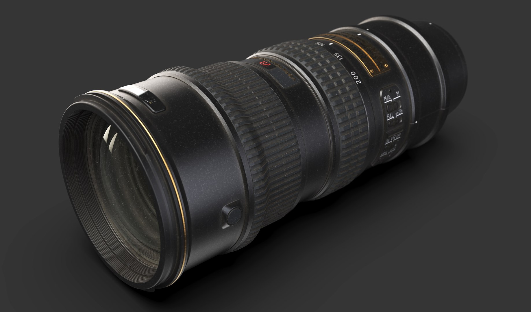 Camera lens - Nikon 70-200mm 3D https://p.turbosquid.com/ts-thumb/ni/2NO8YB/K2/objectifcamra2.24/jpg/1659958213/1920x1080/fit_q87/7e24fcb4d0e19d837a4e9947d2b986bab1073afe/objectifcamra2.24.jpg