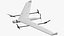 ZALA VTOL Unmanned Aerial Vehicle Rigged for Maya