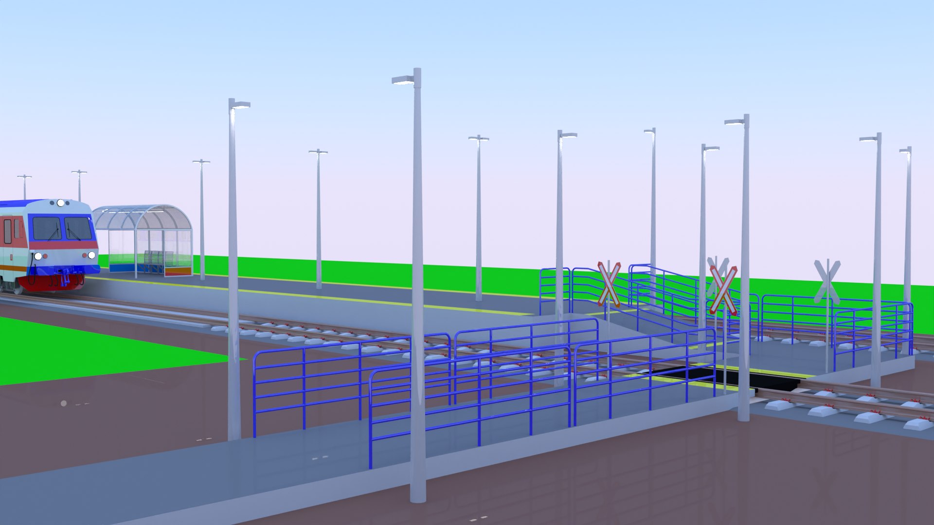 Local Railway Station II Model - TurboSquid 2151491