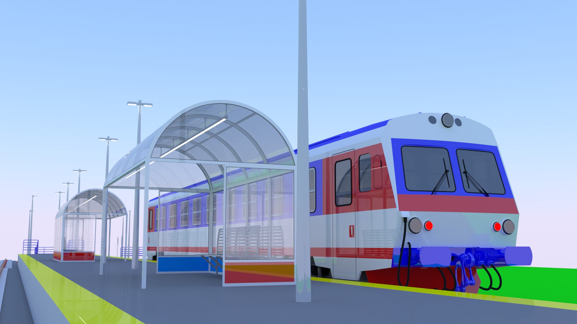Local Railway Station II Model - TurboSquid 2151491