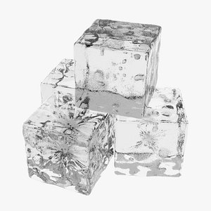 Ice cube 3D model