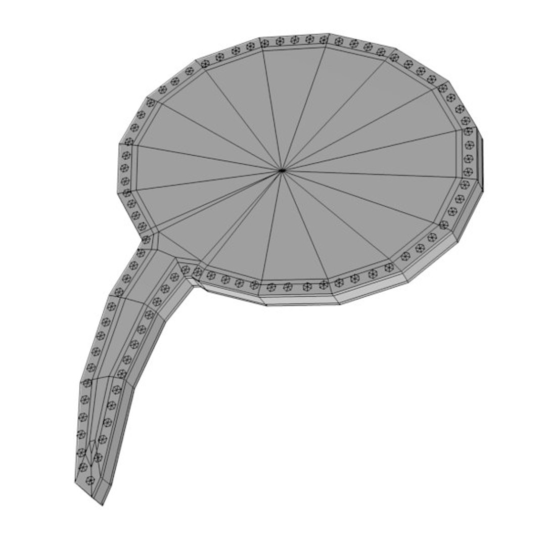 speech bubbles 3d model