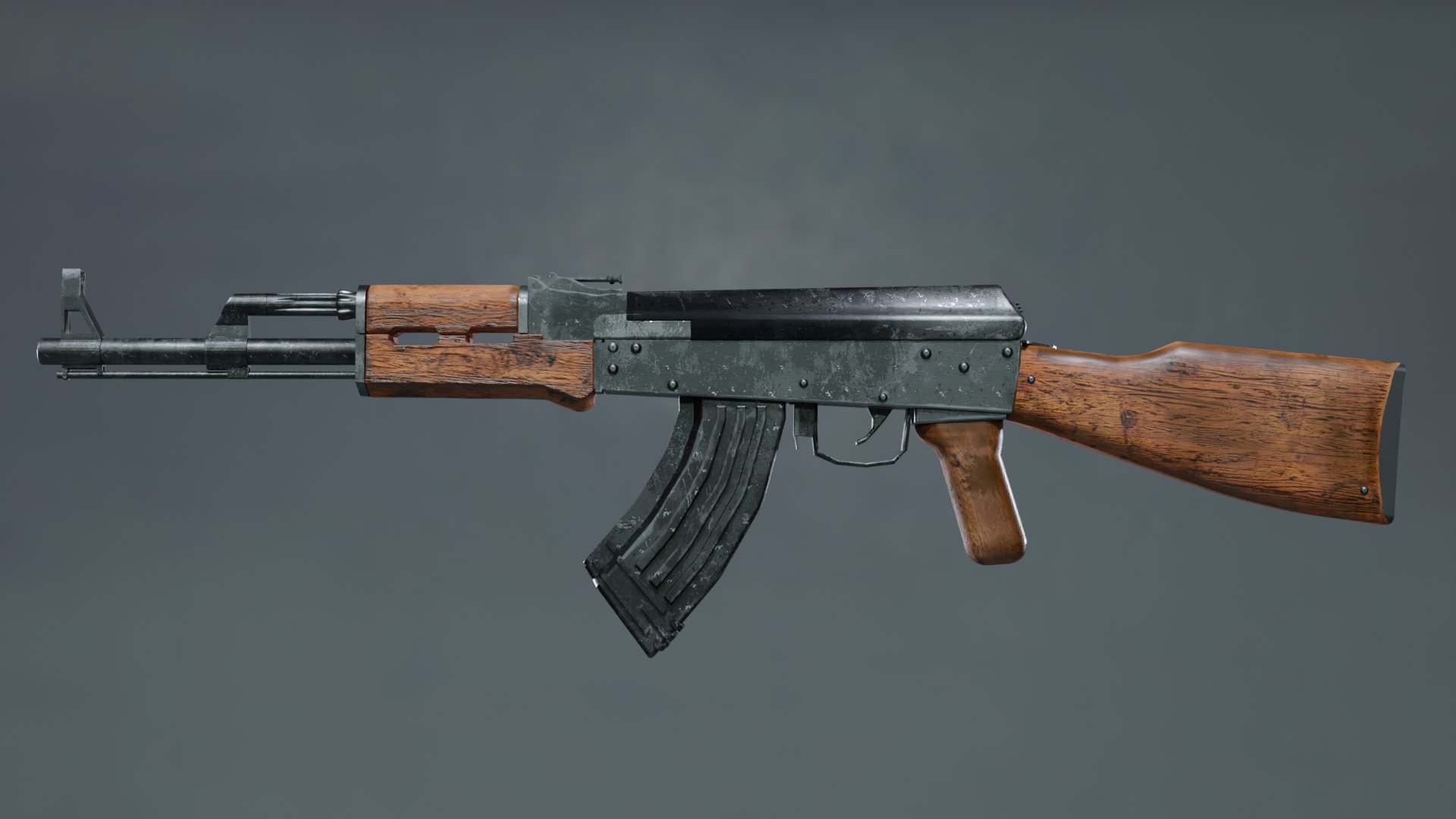 AK 47 Weapon 3D model - TurboSquid 2156946