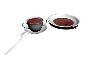 borscht soup 3D model