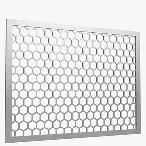 Honeycomb grid panel