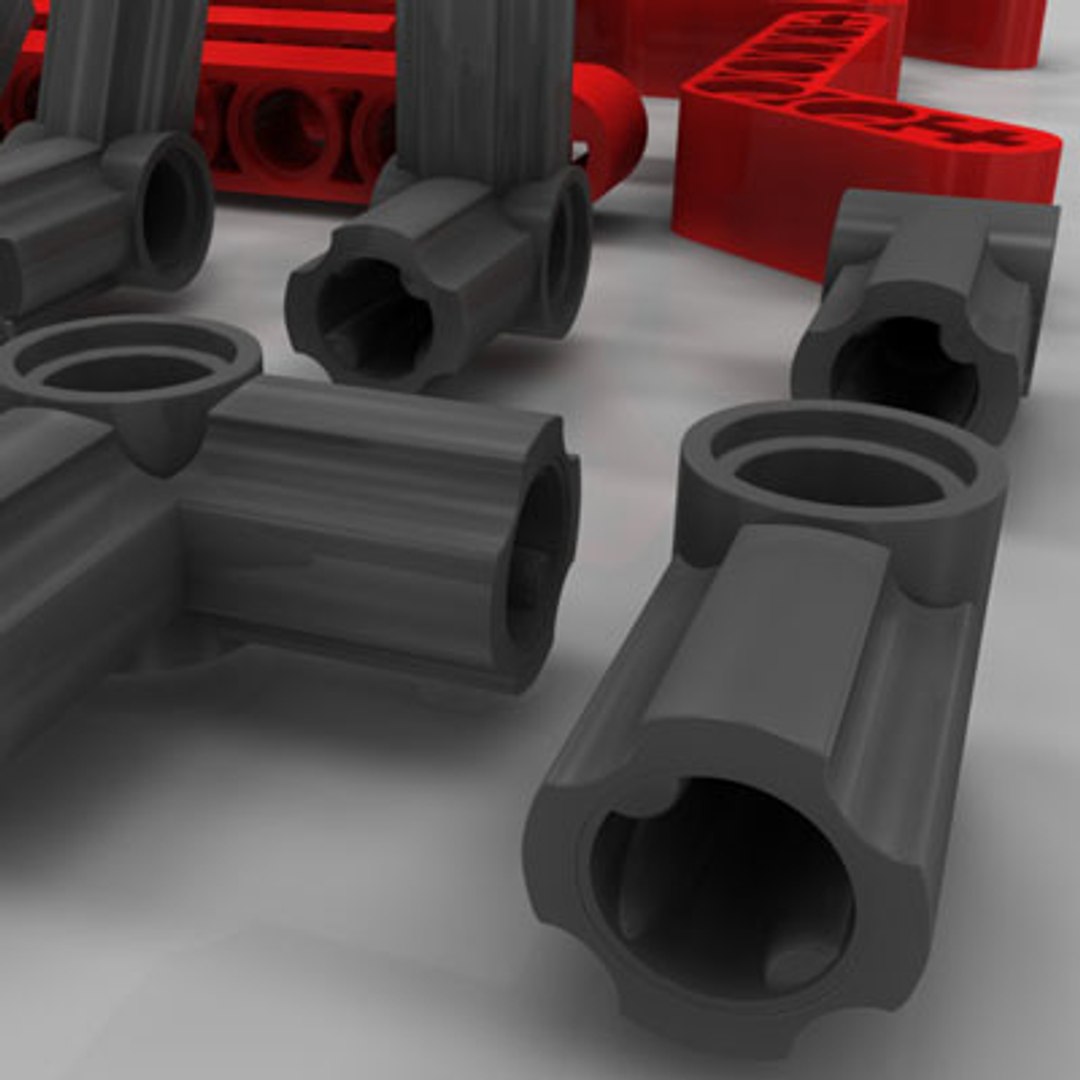 technic bricks build 3d model