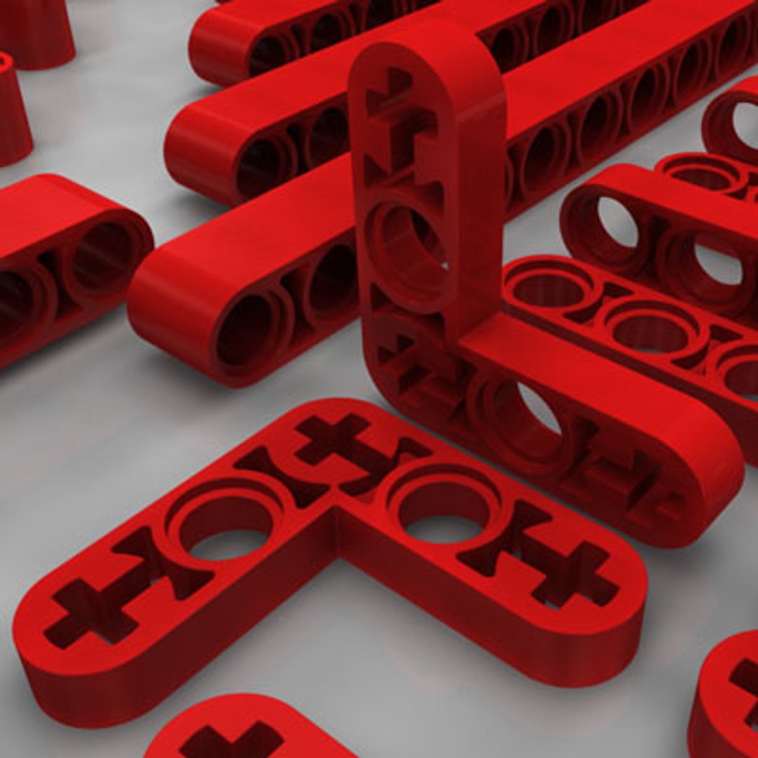 technic bricks build 3d model