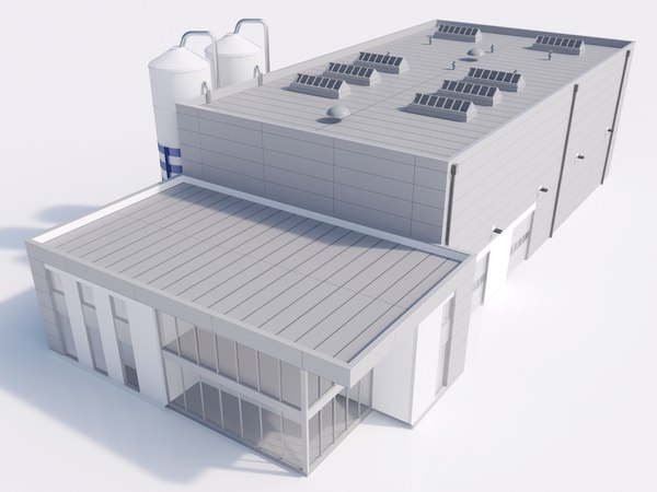 3d model industrial building 17 - Industrial Building Conversion Models